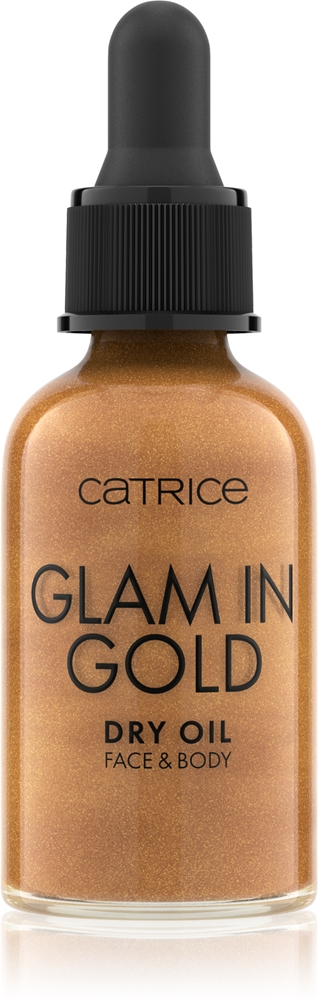 

Сухое масло Glam in Gold, придающее блеск сухое масло для лица и тела Catrice, atspalvis 010 stay golden! 30 мл