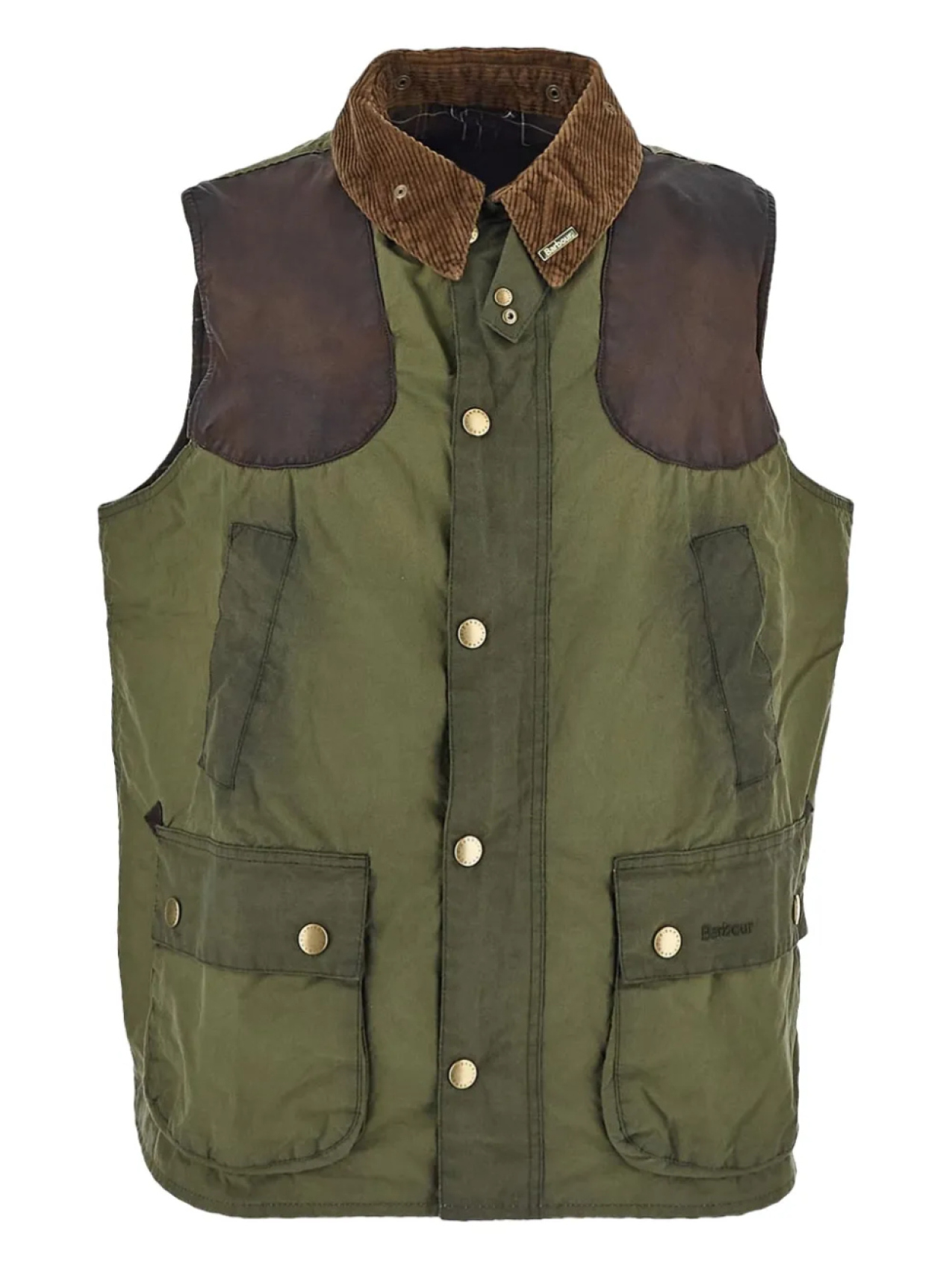 

Хлопковый жилет Barbour, зеленый