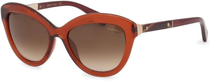 

Дизайнерские солнцезащитные очки LANVIN, глянцевые, цвета «кристалл-роза-янтарь»/«дымчатый-бордовый»/неполяризованные коричневые градиентные линзы SLN672M-01F3-54mm LANVIN en Bleu