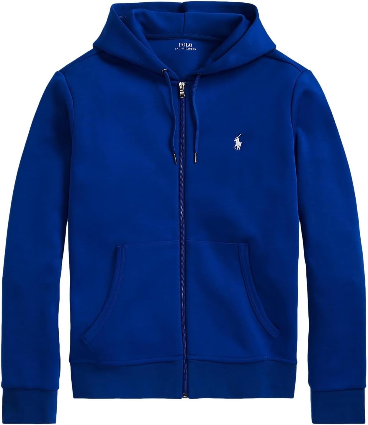 

POLO RALPH LAUREN Мужская худи на молнии из двойного трикотажа, Rl Royal Blue, Синий, POLO RALPH LAUREN Мужская худи на молнии из двойного трикотажа, Rl Royal Blue