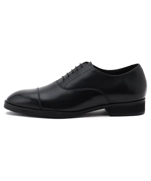 Мужские туфли бизнес из кожи козы Straight Tip Vibram CITY PLUS SUIT SELECT черные