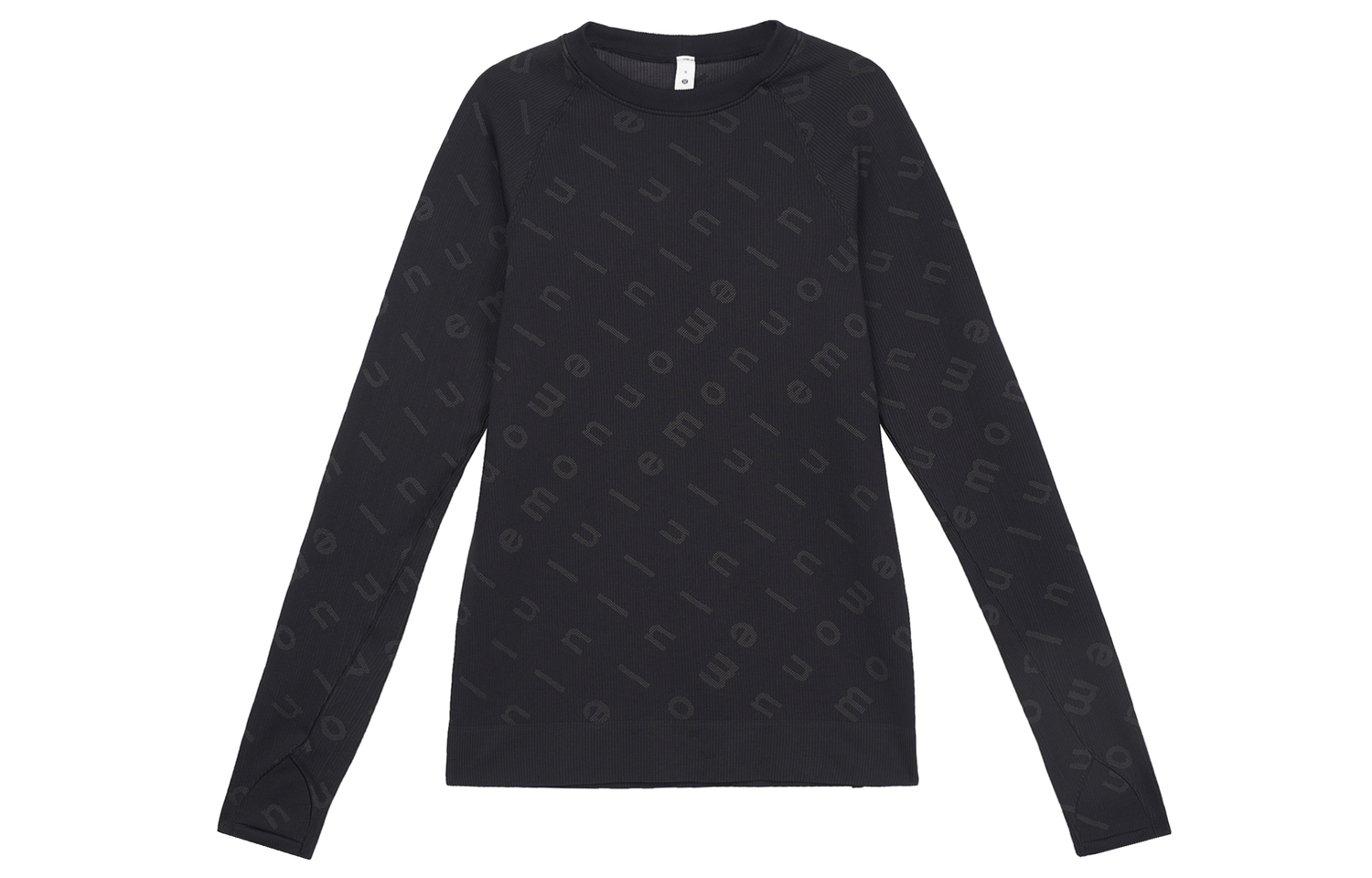 

Футболка женская All Over Print черная Lululemon, All over Print Black/LGLB/GGRE