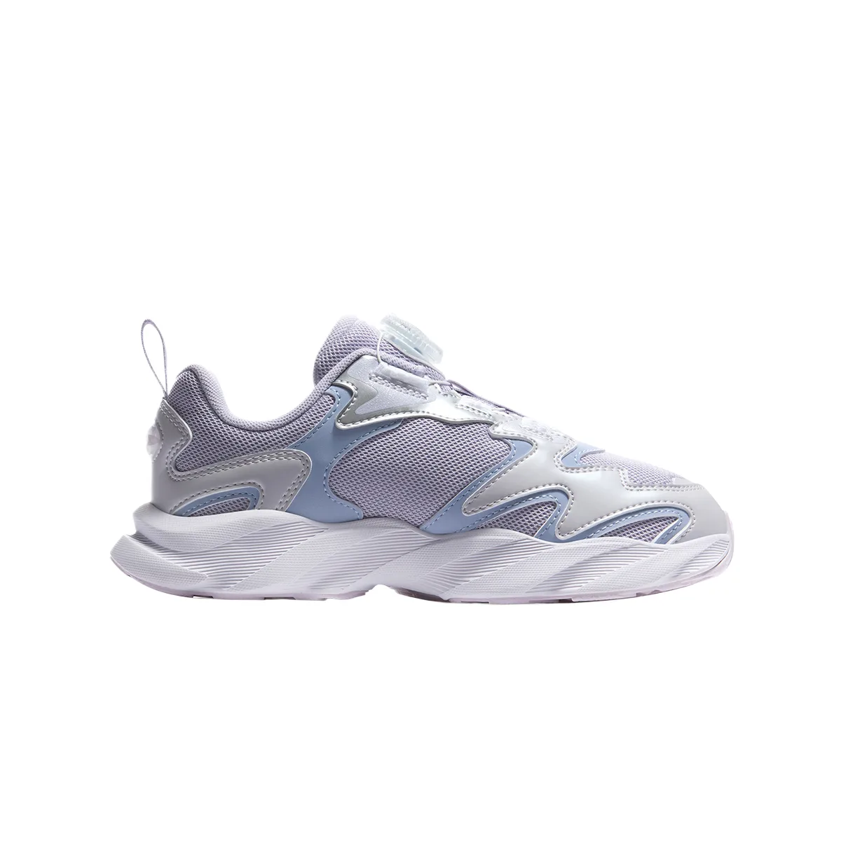 Беговые кроссовки Heritage FHT из искусственной кожи и текстиля для детей FILA KIDS, Lilac/Lazy Purple — фото 3