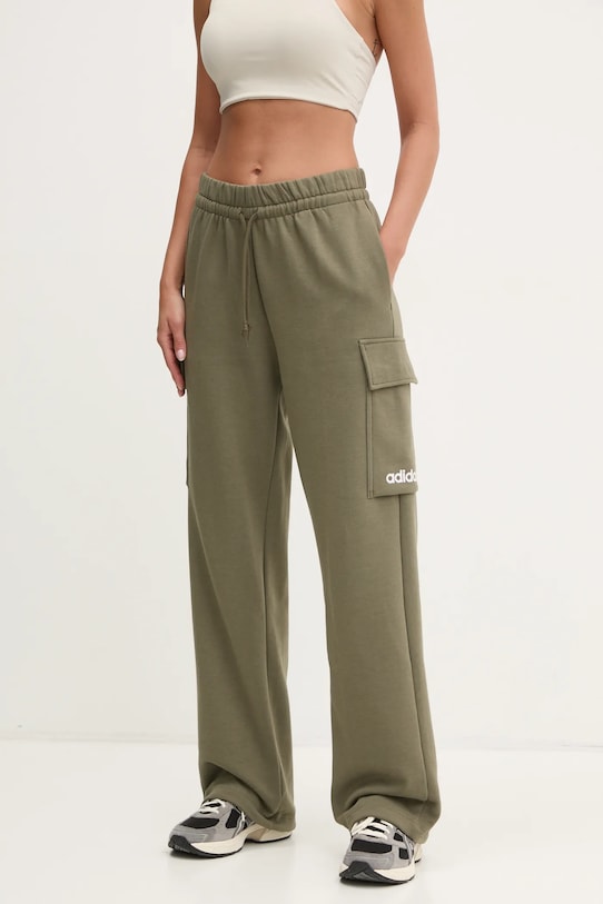 

Брюки спортивные Essentials Linear Adidas, зеленый