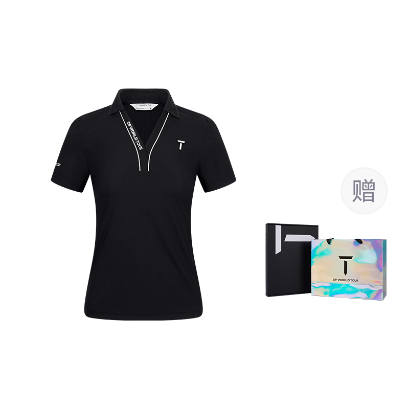

Футболка женская EUROPEAN TOUR, черная