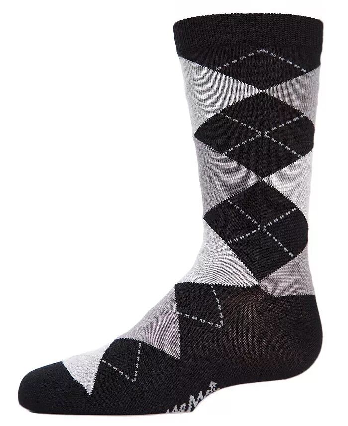 

Носки Big Boys Classic Argyle из хлопковой смеси MeMoi, черный