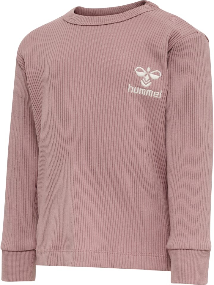 Футболка Hummel T-Shirt L/S Hmlsami Mädchen, цвет WOODROSE — фото 4