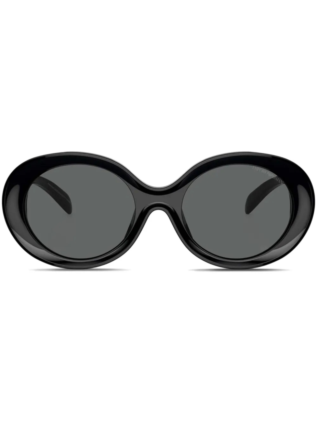 

Emporio Armani солнцезащитные очки в круглой оправе, черный