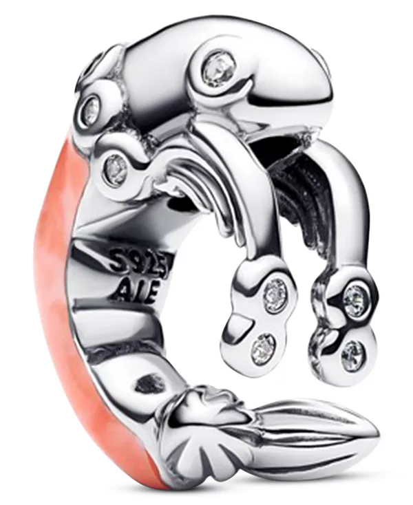 

Креветочные амулеты Pandora, orange