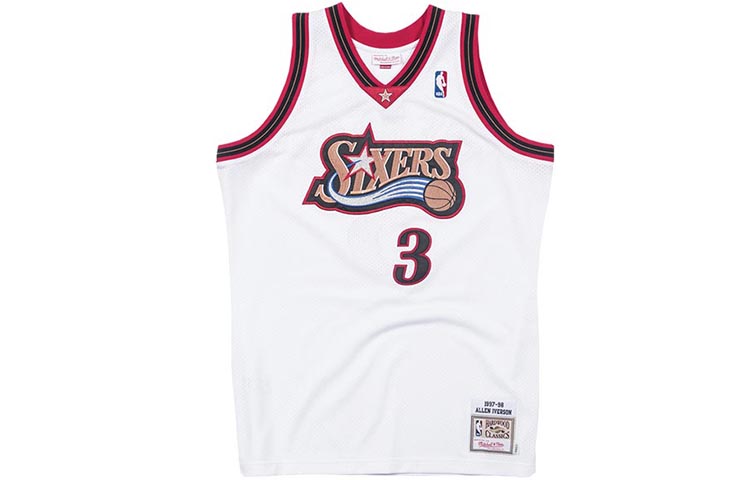 

Футболка баскетбольная Mitchell & Ness мужская белая Mitchell Ness, White-Box