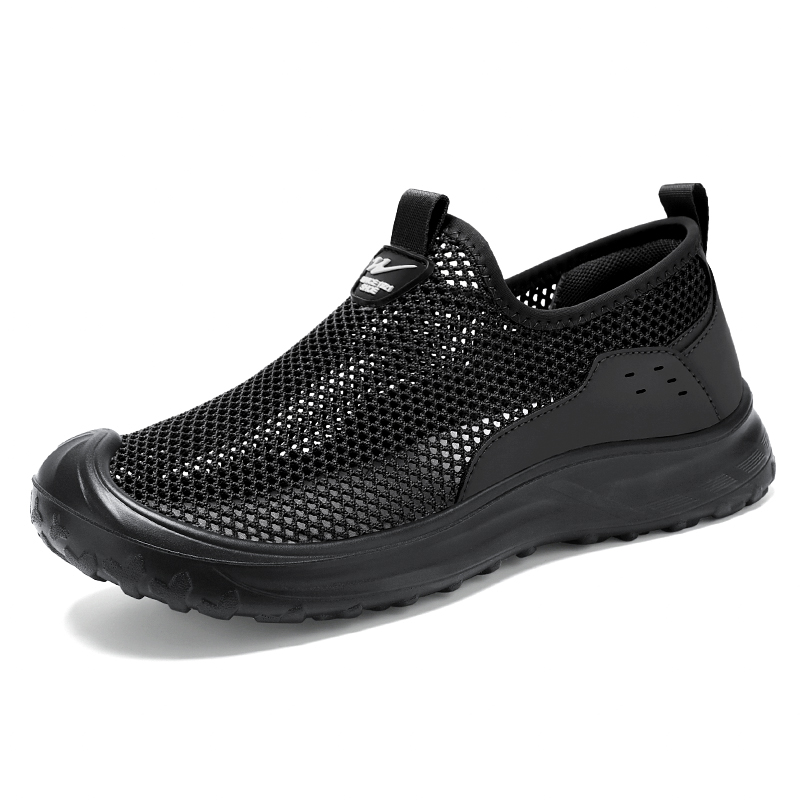 DOUBLE STAR 88 Мужские повседневные кроссовки Flyknit серые, цвет Gray — фото 4