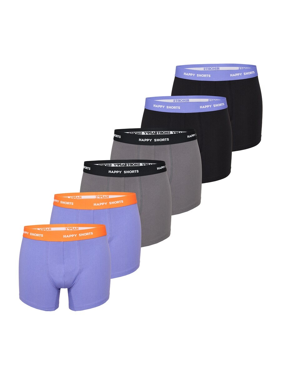 

Трусы Happy Shorts Boxer shorts Jersey, цвет grey/lilac/black