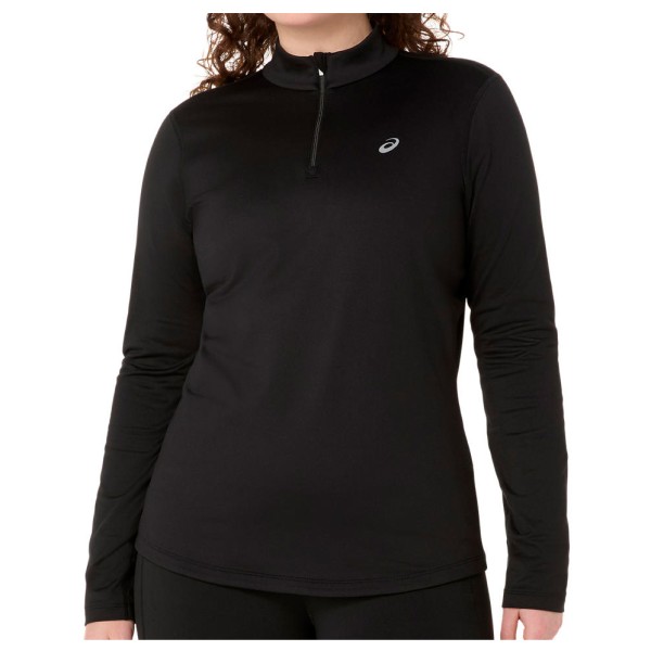 

Женская зимняя футболка для бега Asics Core L/S с застежкой-молнией 1/2 дюйма Asics, черный