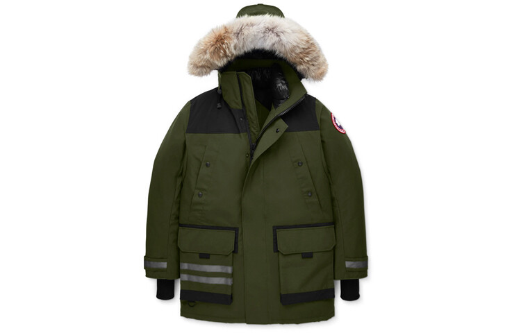 

Мужской пуховик Canada Goose, армейский зеленый