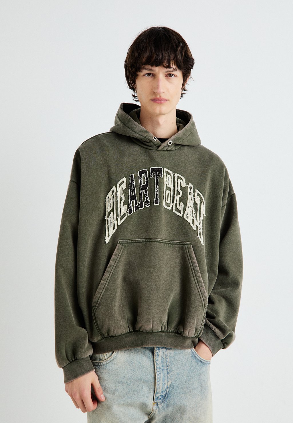 

Толстовка LEON GRAPHIC HEAVY HOODIE Weekday, оранжевый