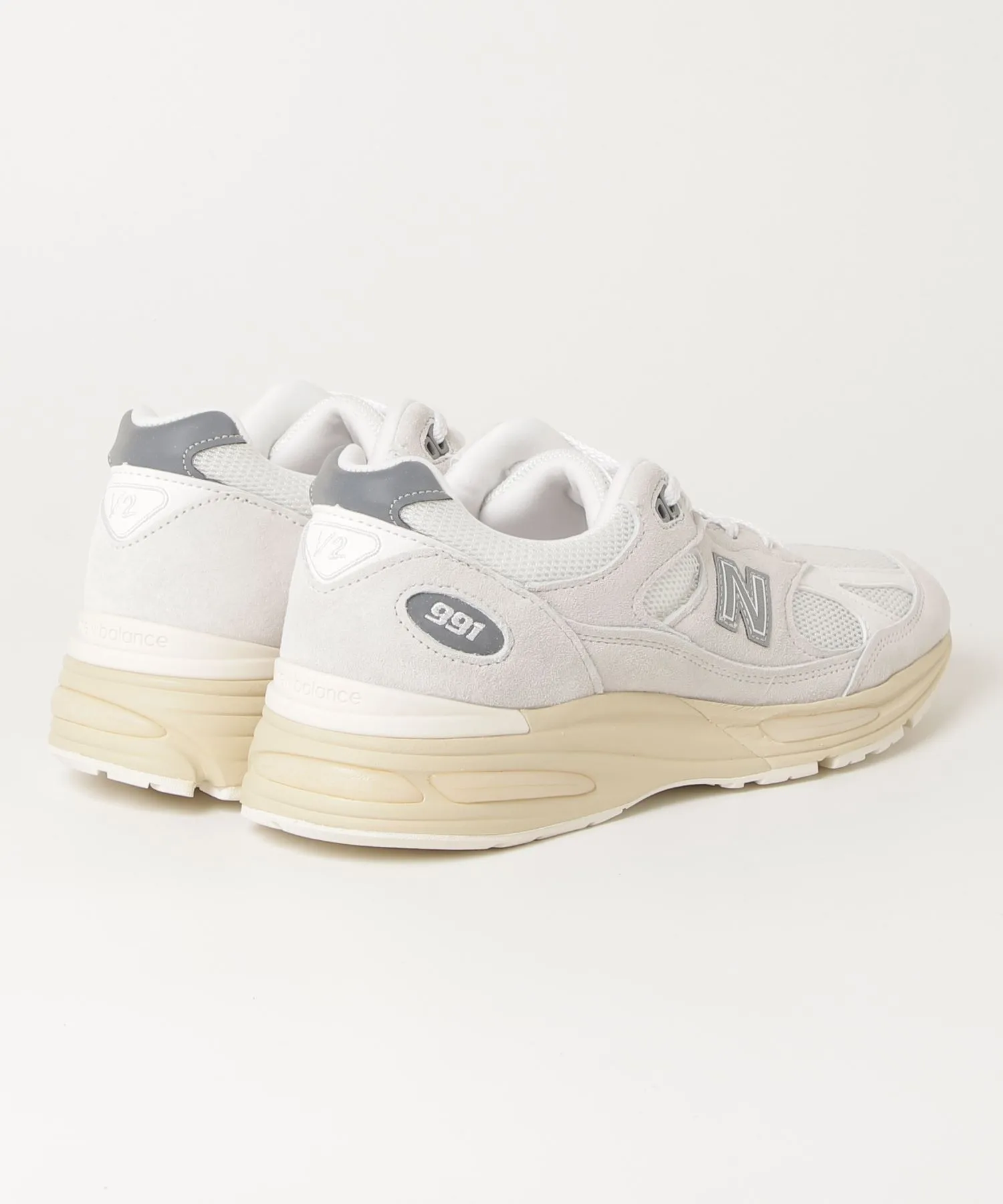 Мужские кроссовки New Balance U991 OW2 белые — фото 2