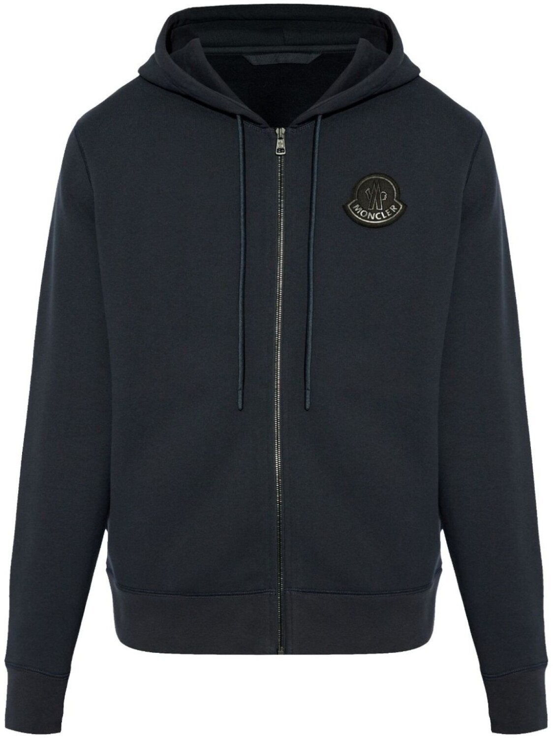 

Толстовка с капюшоном и нашивкой-логотипом Moncler, синий