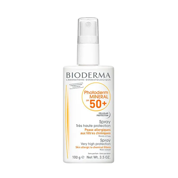 

Солнцезащитный спрей для аллергичной кожи Photoderm Mineral Spray Bioderma, 100 g