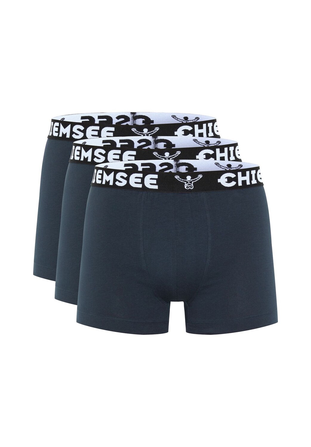 

Боксеры в упаковке по три штуки с лейблом CHIEMSEE, цвет Dark Blue/Dark Blue