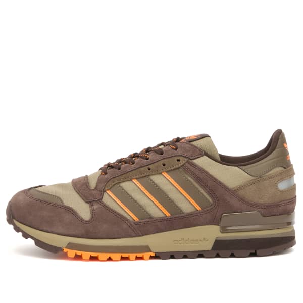 

Кроссовки Zx 600 Adidas, Dark Brown, Orbit Green & Cargo Brown