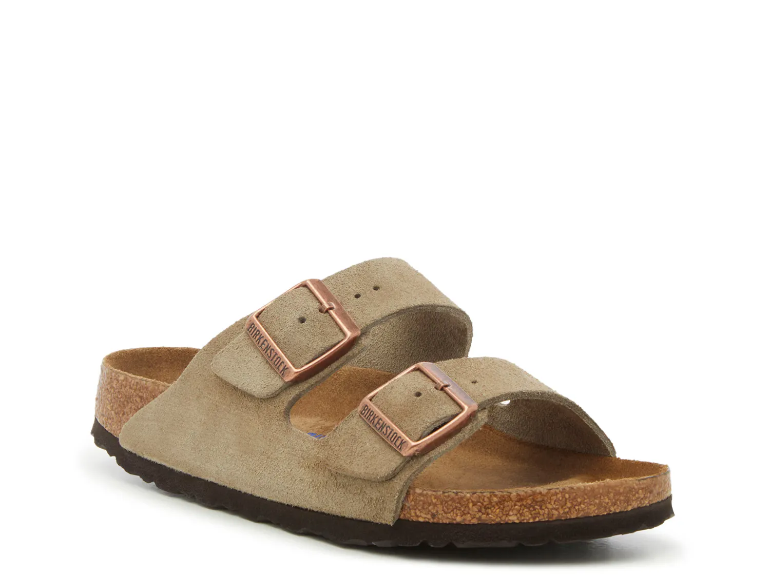 Сандалии Arizona Soft Footbed Sandal Birkenstock, бежевый