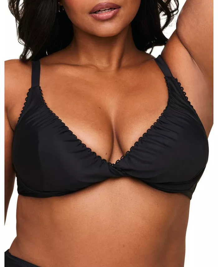 

Верх бикини-купальник Pilar Plus Size Adore Me, черный