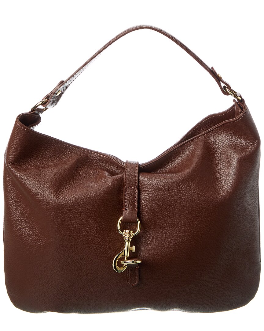 

Итальянская кожаная сумка через плечо Italian Leather, коричневый