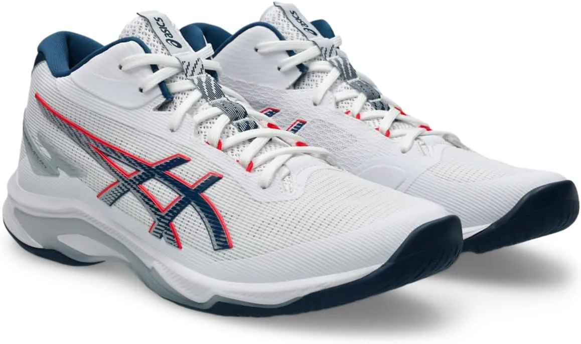 Мужские кроссовки ASICS Netburner Ballistic FF MT 4, белый/синий — фото 2