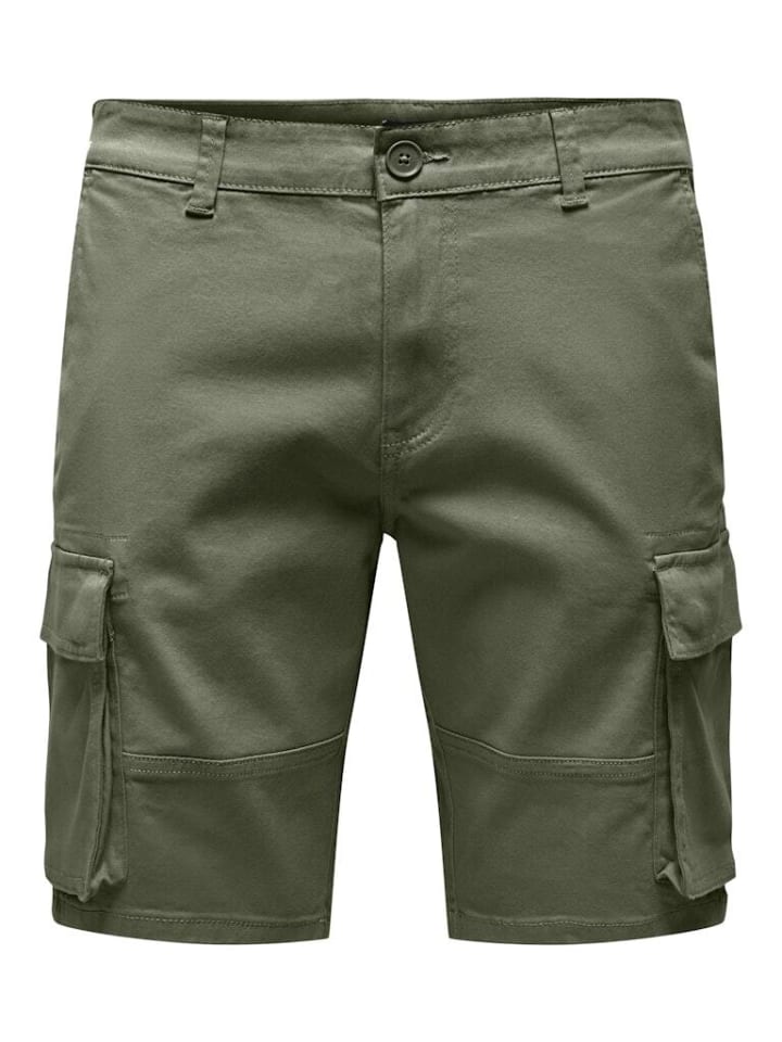 

Тканевые шорты Only&Sons, цвет deep lichen green