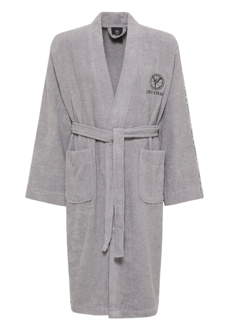 

Халат Carlo Colucci Long Bathrobe, светло-серый