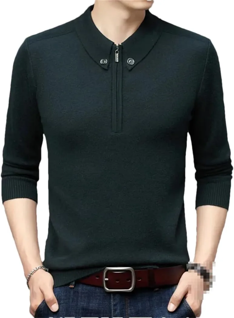 

Теплый свитер Fall Winter для мужчин, Slim Fit, круглый вырез