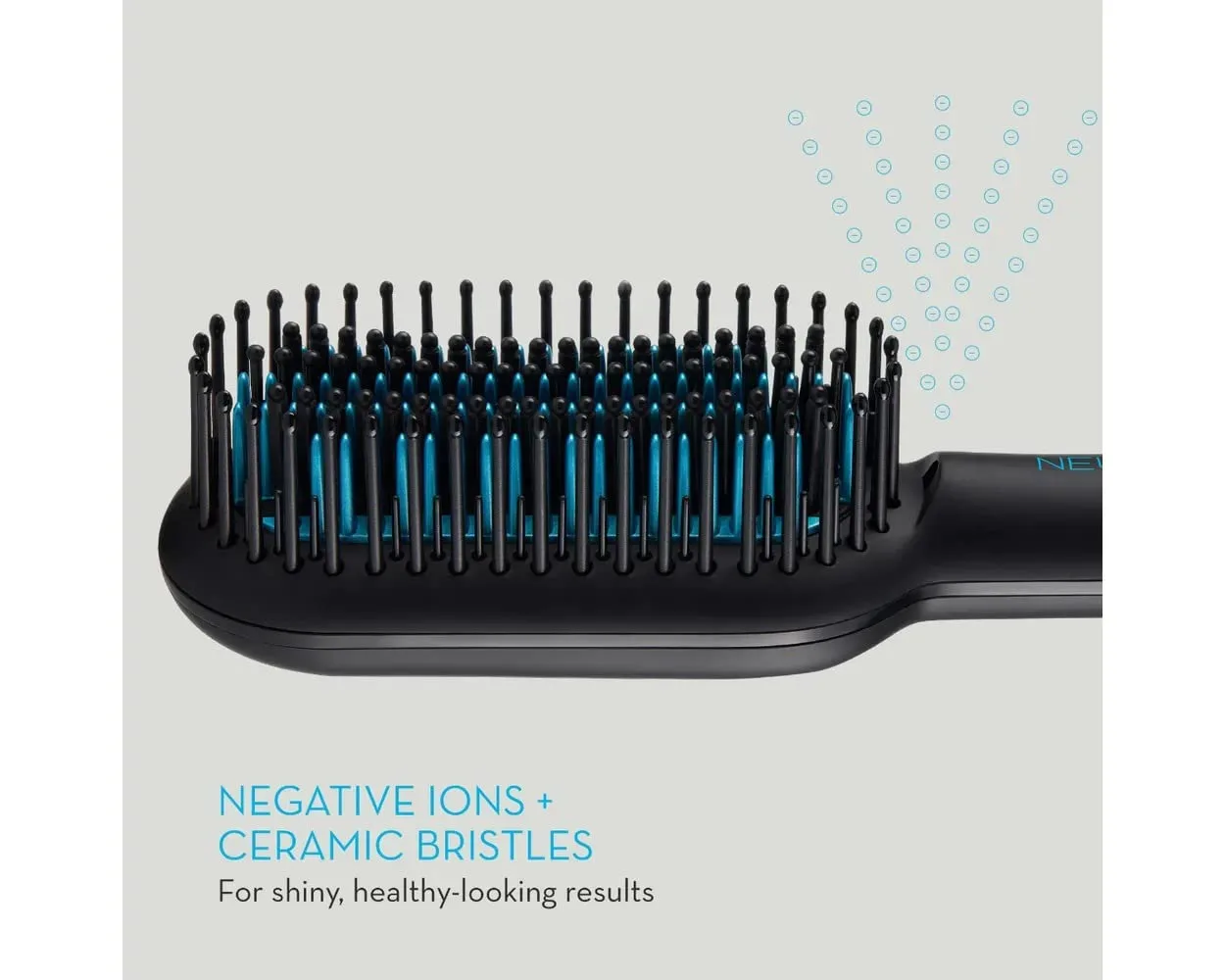 Расческа Neuro by Paul Mitchell Sleek Smoothing Hot Brush с несколькими режимами нагрева для распутывания и выпрямления волос в один шаг. 1 штука (1 шт.), Black — фото 4