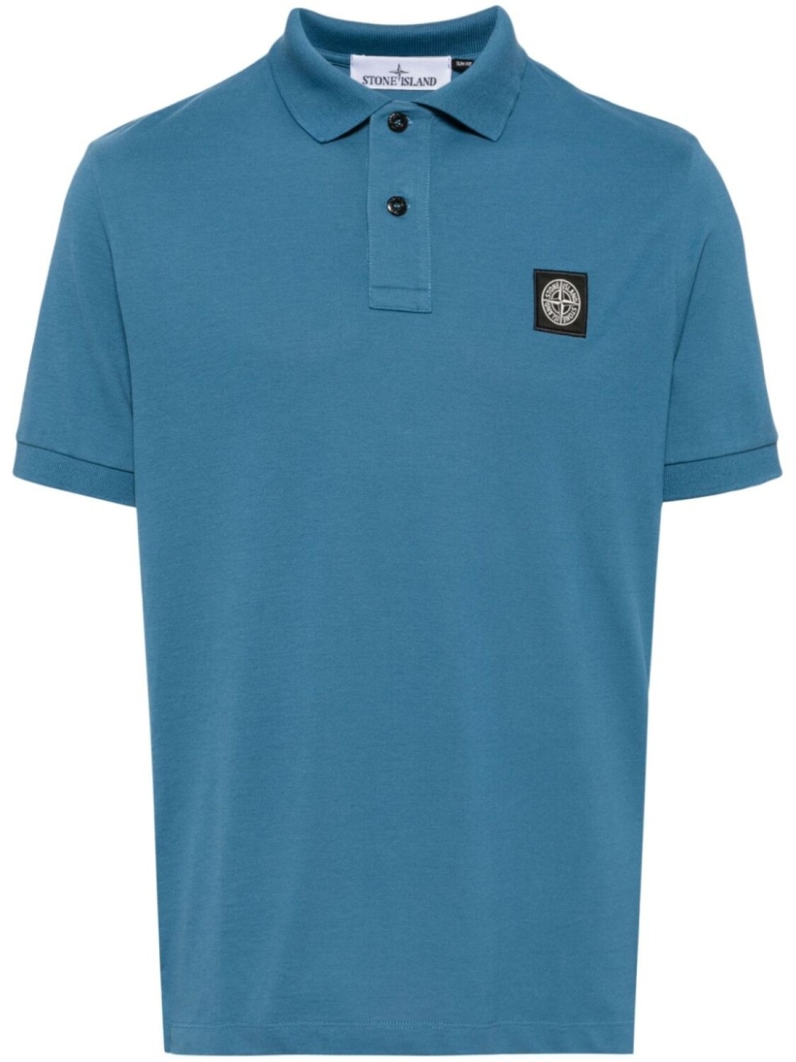 

Stone Island рубашка поло Classic с нашивкой-логотипом, синий
