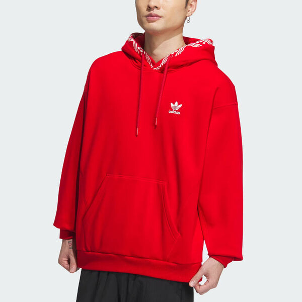 Толстовка оригиналы x feifei ruan графические Толстовка азиатские размеры Adidas, красный — фото 3