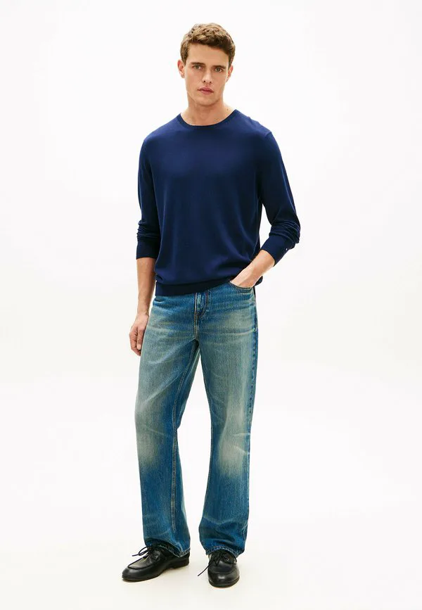 Джемпер с круглым вырезом в стиле smart casual Tommy Hilfiger, Navy Iris — фото 2