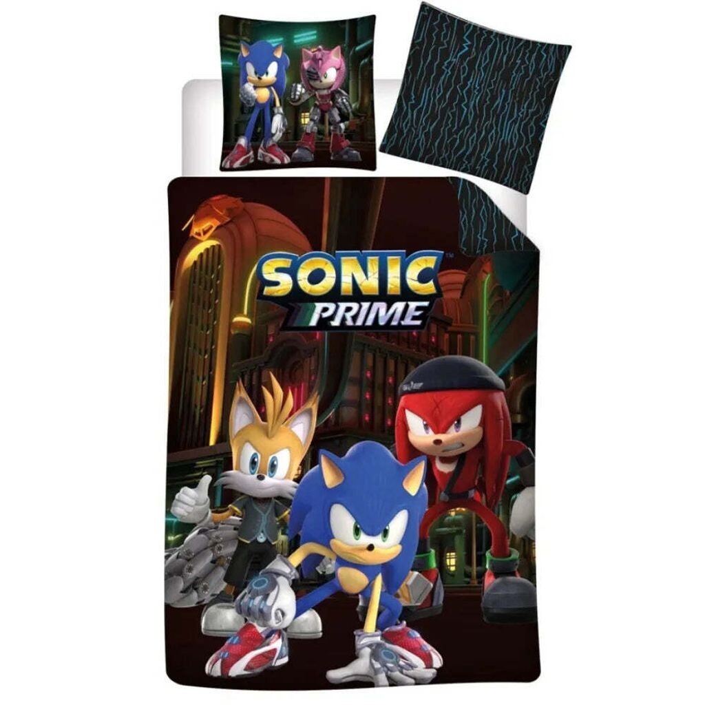 

Комплект детского постельного белья из микрофибры Sonic Prime Tails из 2 предметов 135/140х200 63х63 см