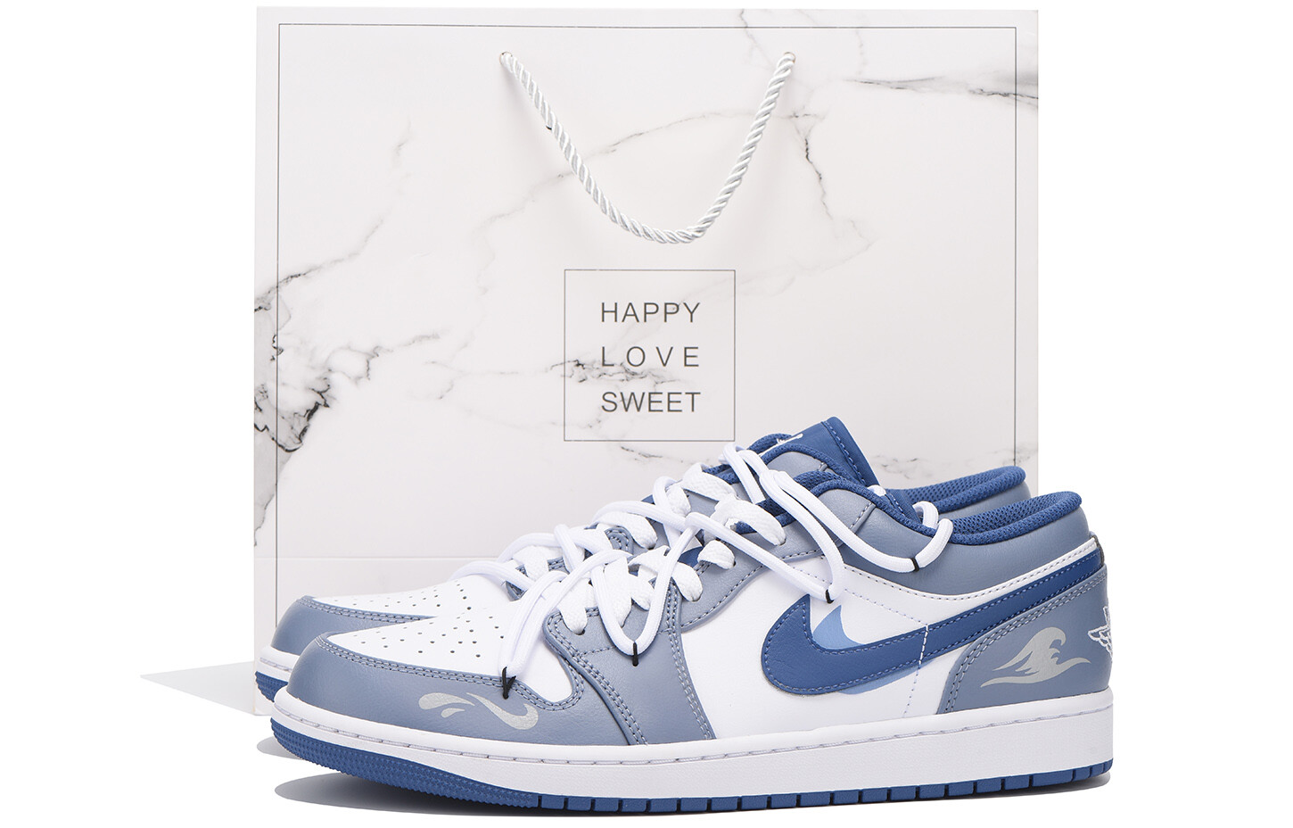 

Jordan Air Jordan 1 винтажные баскетбольные кроссовки мужские, Blue