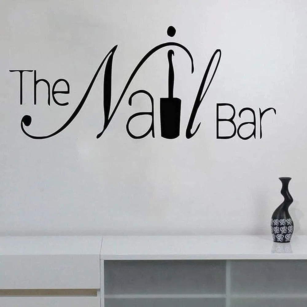 Наклейка на стену «Маникюрный салон» 30x69 см Shengww