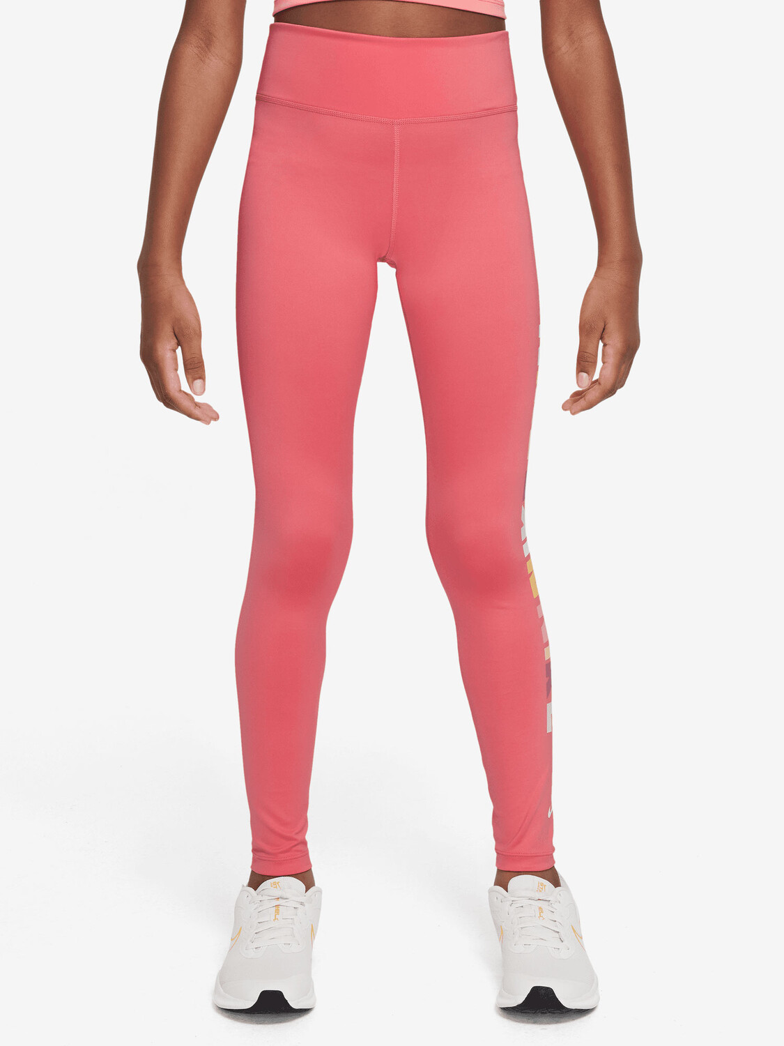

Тайтсы Nike G NK DF ONE LOGO PRNT, красный