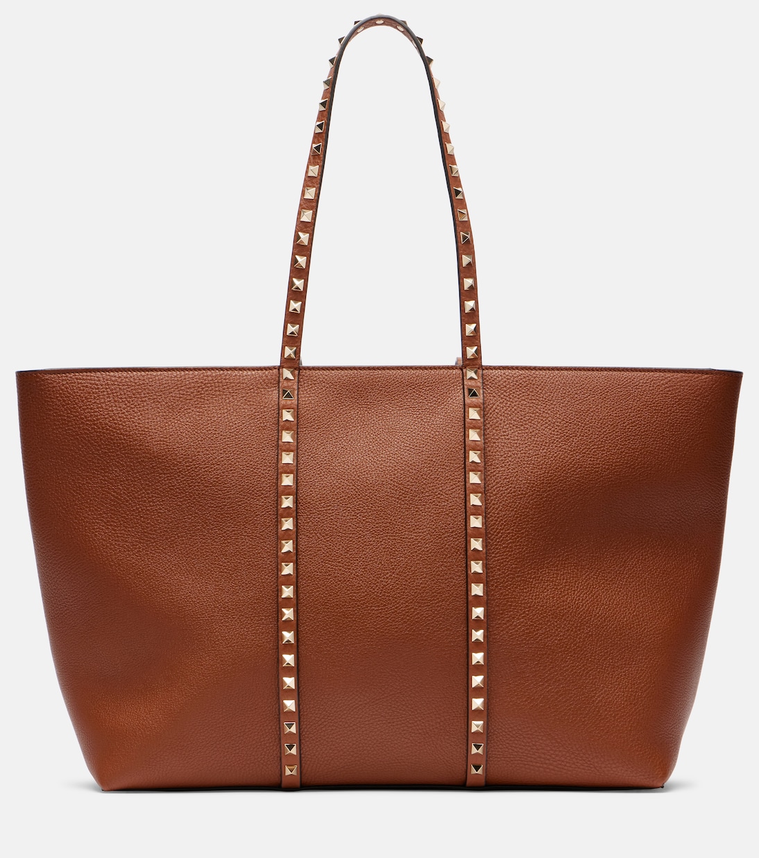

Сумка-тоут из кожи с шипами Rockstud Valentino Garavani, Selleria