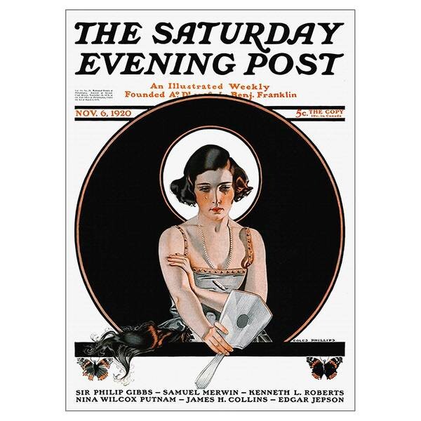 

Фреска LegendArte The Saturday Evening Post, 1920, многоцветный