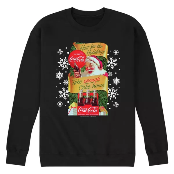 

Мужская толстовка Coca-Cola Host The Holidays Licensed Character, черный