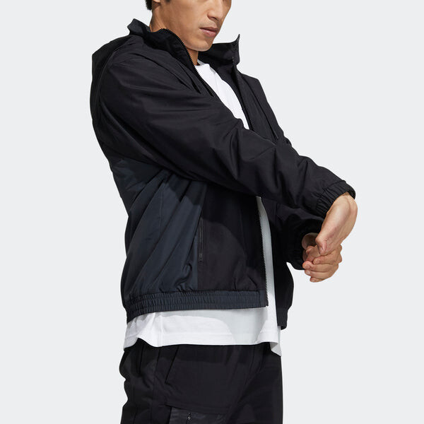 Куртка adidas St Warmblk Jkt Zipper Cardigan Stand Collar hooded track Jacket Black, мультиколор — фото 4