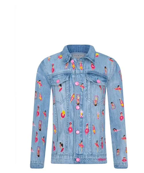 

Джинсовая куртка Regular fit Guess, синий