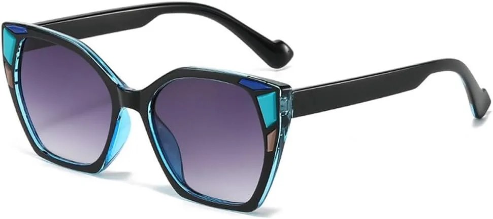 

Солнцезащитные очки для женщин и мужчин с градиентными линзами, поликарбонатной оправой и декоративным покрытием, защита от УФ-излучения UV400 HDUBFY, C2