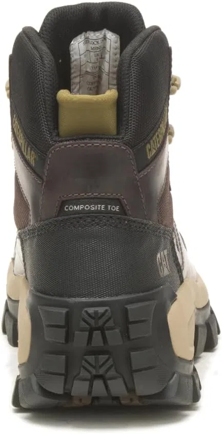 Мужские водонепроницаемые походные ботинки Cat Footwear Invader Hiker, Coffee Bean — фото 3