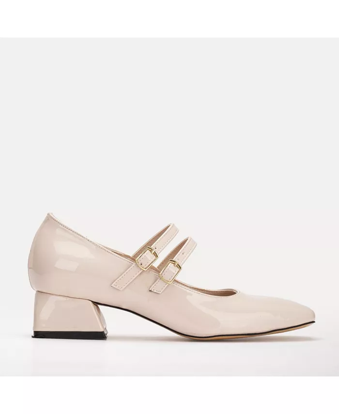 Туфли Lizbeth в стиле Mary Jane Forever & Always Shoes, коричневый/бежевый