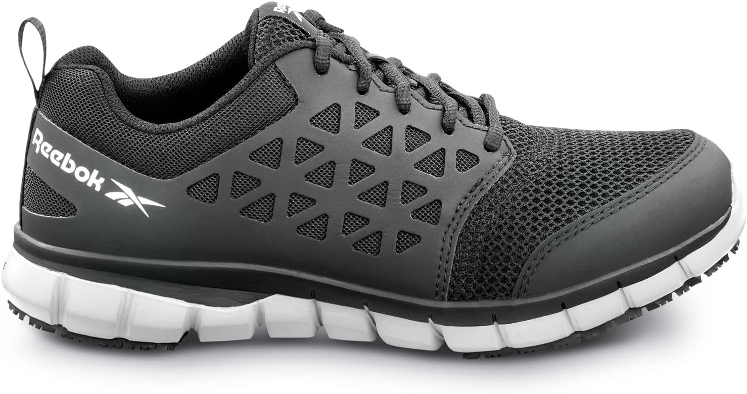 Мужские и строительные кроссовки Reebok Sublite Cushion, черный/серый — фото 3
