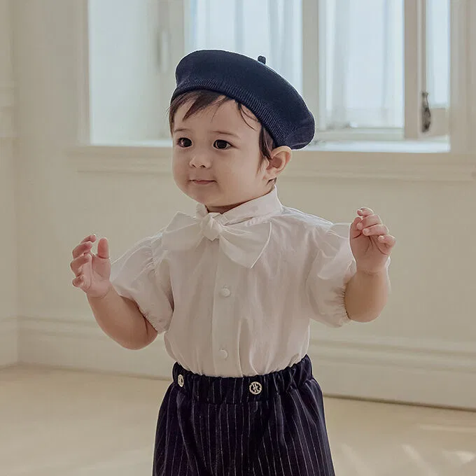 Детская блузка с короткими рукавами Тай от Littletini