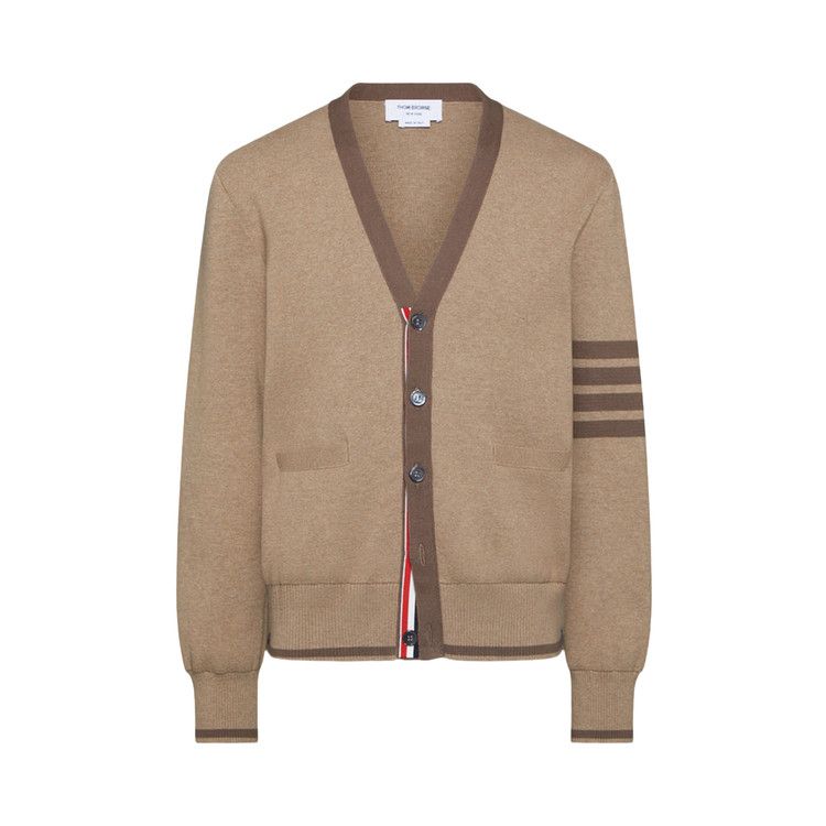 

Кардиган Thom Browne Milano Stitch V Neck Cardigan 'Medium Brown'
